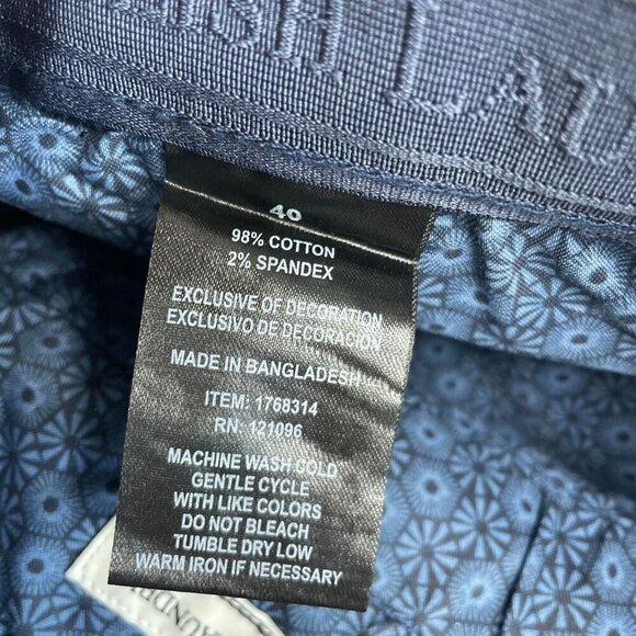 NEW English Laundry Men's Size 40 Navy Shorts Cotton Blend - Picture 5 of 7